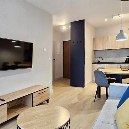 아파트 Baltic Waves B207 Z Osobna Sypialnia I Balkonem, Gratis Basen, Sauna, Gym